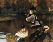 詹姆斯 蒂索 : Autumn on the Thames